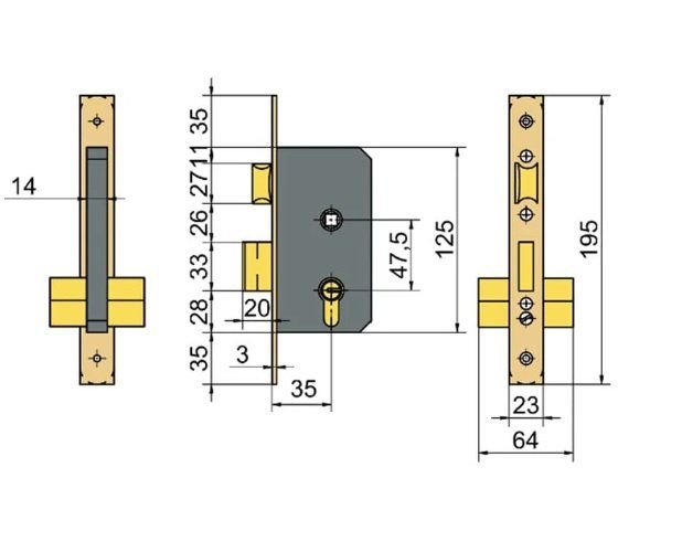 CERRADURA 5801 35