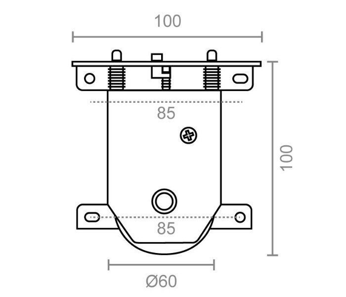 RUEDA ARMARIO INFERIOR CORREDERA HEMBRA
