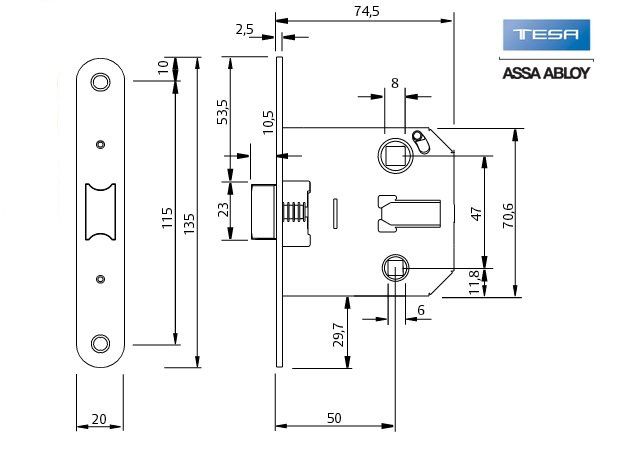 PICAPORTE UNIFICADO TESA