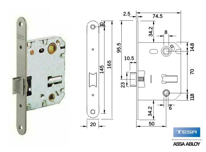 PICAPORTE 134U TESA