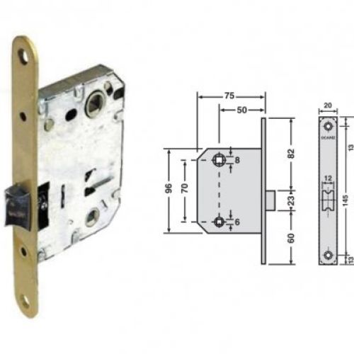PICAPORTE UNIFICADO 1068R OCARIZ