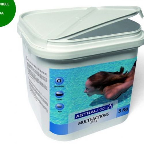 Cloro multiacción Tabletas 250 gr.