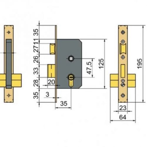 CERRADURA 5801 35