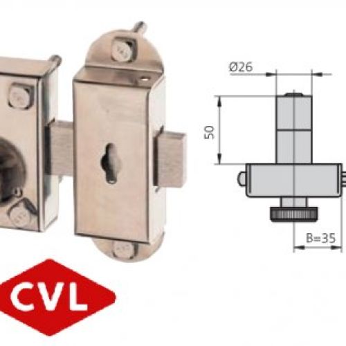 CERROJO SEGURIDAD SOBREPONER CVL 1978/1
