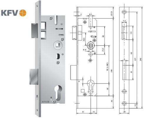 CERRADURA KFV 28PZW