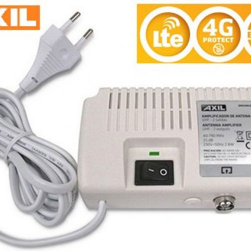 AMPLIFICADOR TV PARA INTERIOR AXIL AM 0348 LE
