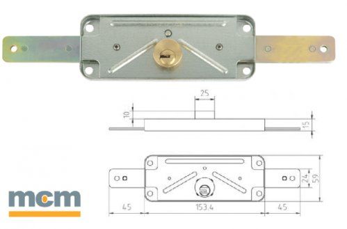 CERRADURA SOBREPONER MCM 1511S