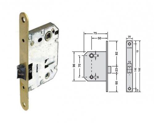 PICAPORTE UNIFICADO 1068R OCARIZ