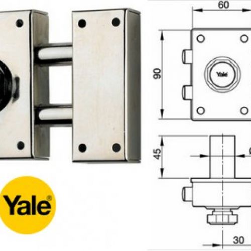CERROJO SOBREPONER YALE 16HP