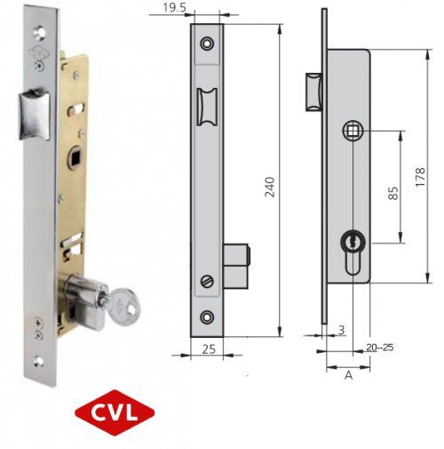 CERRADURA CVL 1984T