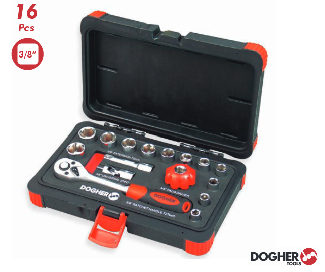 Carraca Para Vasos Pasantes KS Tools 918.3072 - 11 Mm + 1/4, 72 Dientes, Corona Giratoria, Plana Para Espacios Estrechos