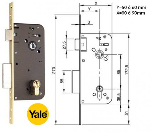 CERRADURA TESA R200B  FERRETERÍA OJOS DEL GUADIANA